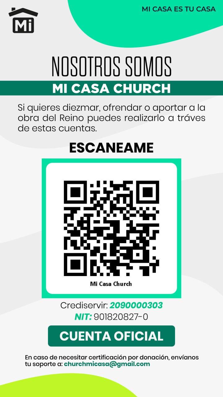 Código QR para donar por Crediservir